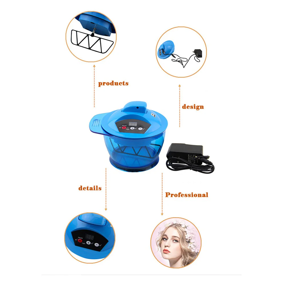 Electric Hair Coloring Bowl Automatic Hair Cream Mixer Mixing Tool Hair Dyeing - Image 6