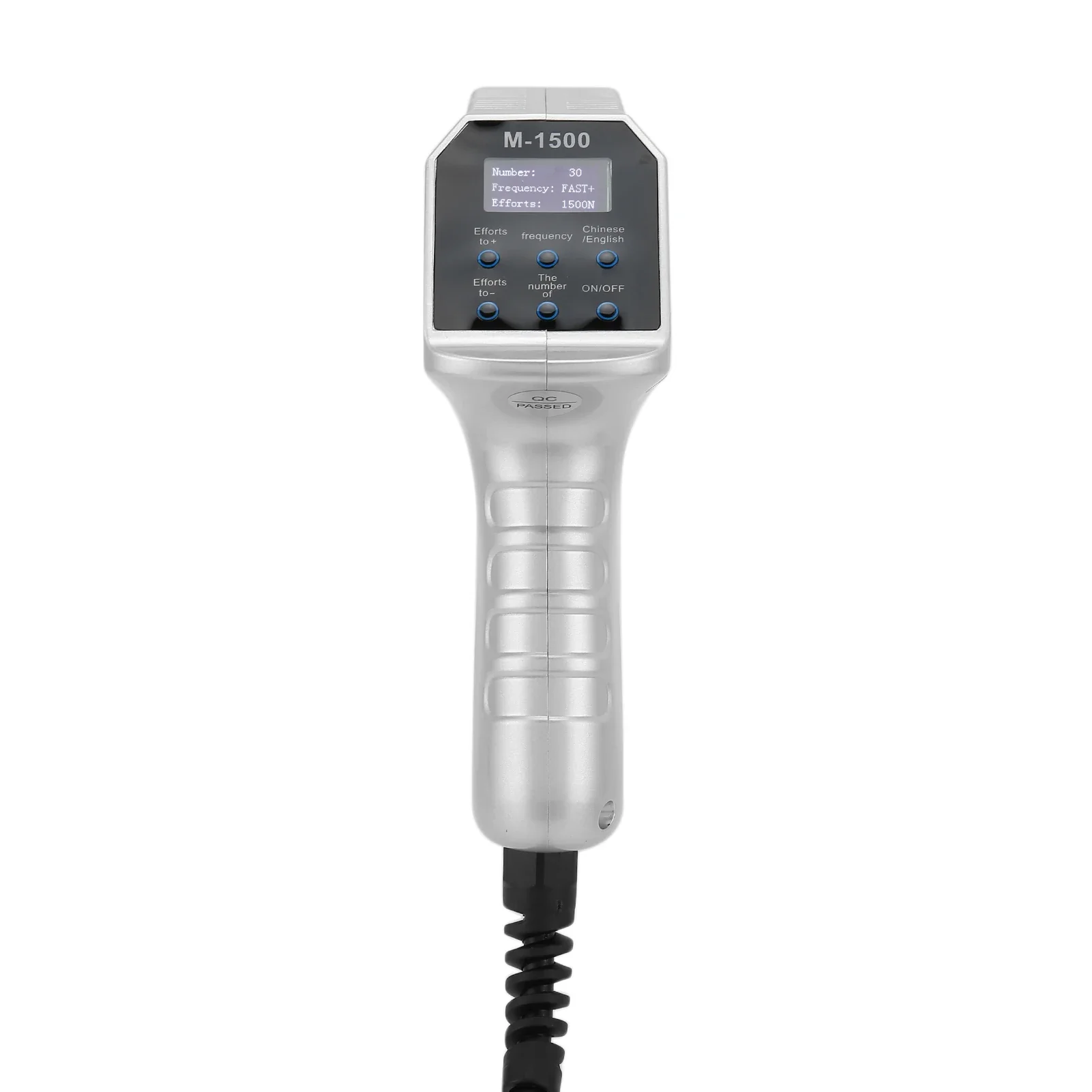 Electric Spine Massager 1500N Electric Chiropractic Adjusting Tool Adjuster 30-Level Cervical Spinal Correction Gun M-1500 - Image 6