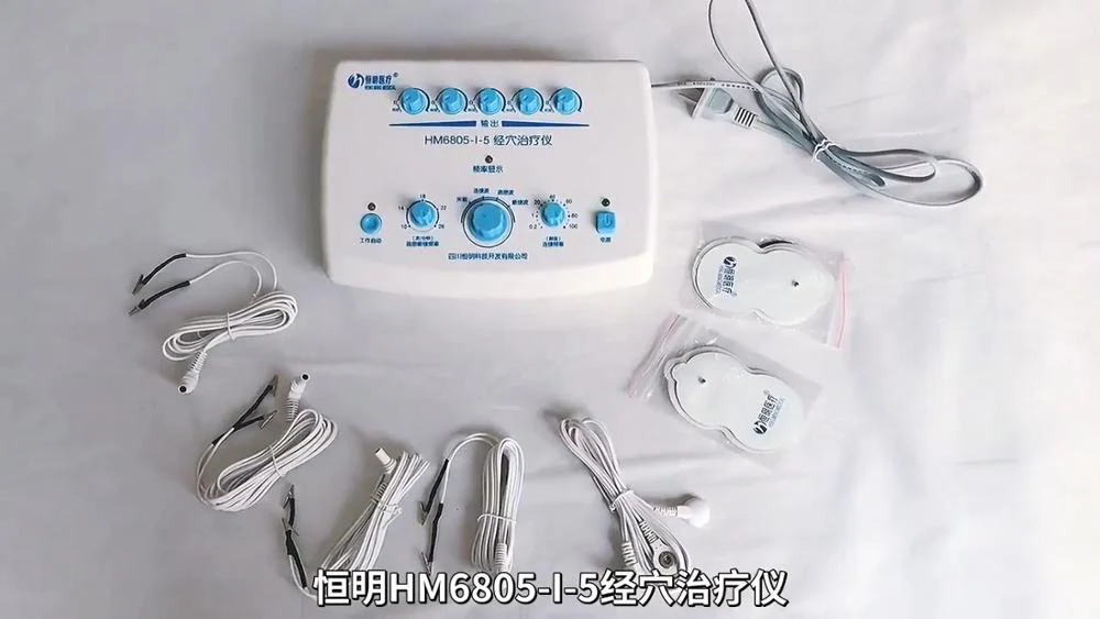 Heng Ming HM6805-I-5 Electric Stimulation Acupuncture Stimulator Therapy Device Electroacupuncture Massager 5 Output - Image 5