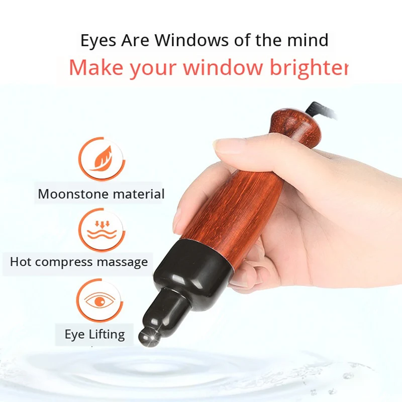Electric Stone Massager Pen Acupressure Heating Stimulator Acupoint Eye Pen Beauty Bar Face Lifting Wrinkles Removal Thin Face - Image 3