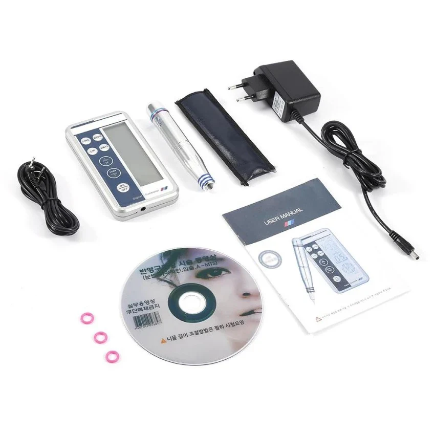 Electric Tattoo Pen Machine Kit Permanent Make Up Eyebrow Lip Eyeline Makeup