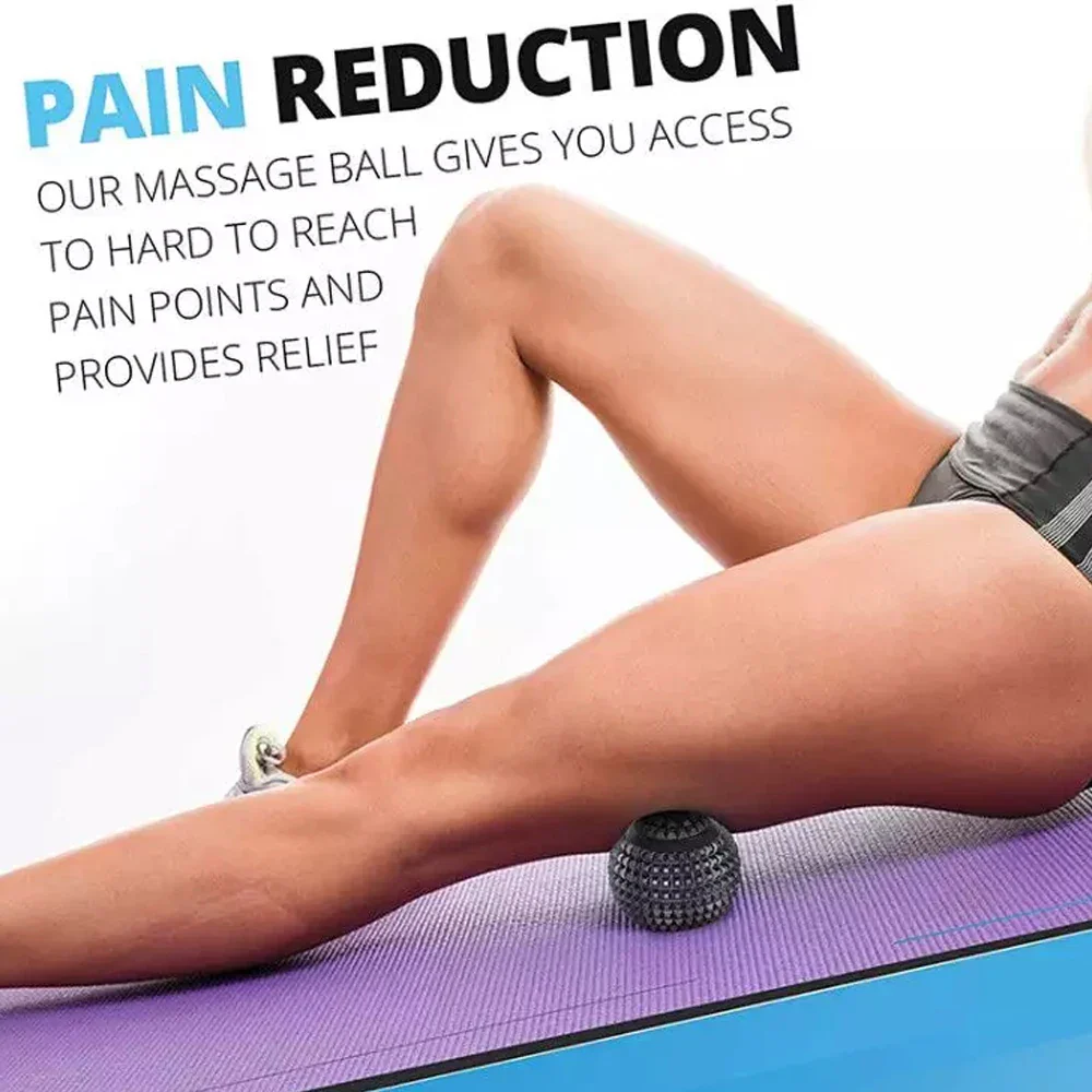 Electric Vibrating Massage Ball Sport Fitness Foot Pain Relief Plantar Faciities Reliever Gym Home Training Yoga Massager Ball - Image 4