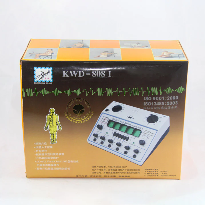 Electro Acupuncture Stimulator KWD808I 6 Output Patch Electronic Massager Care D-1A Acupuncture Stimulator Machine KWD-808 I