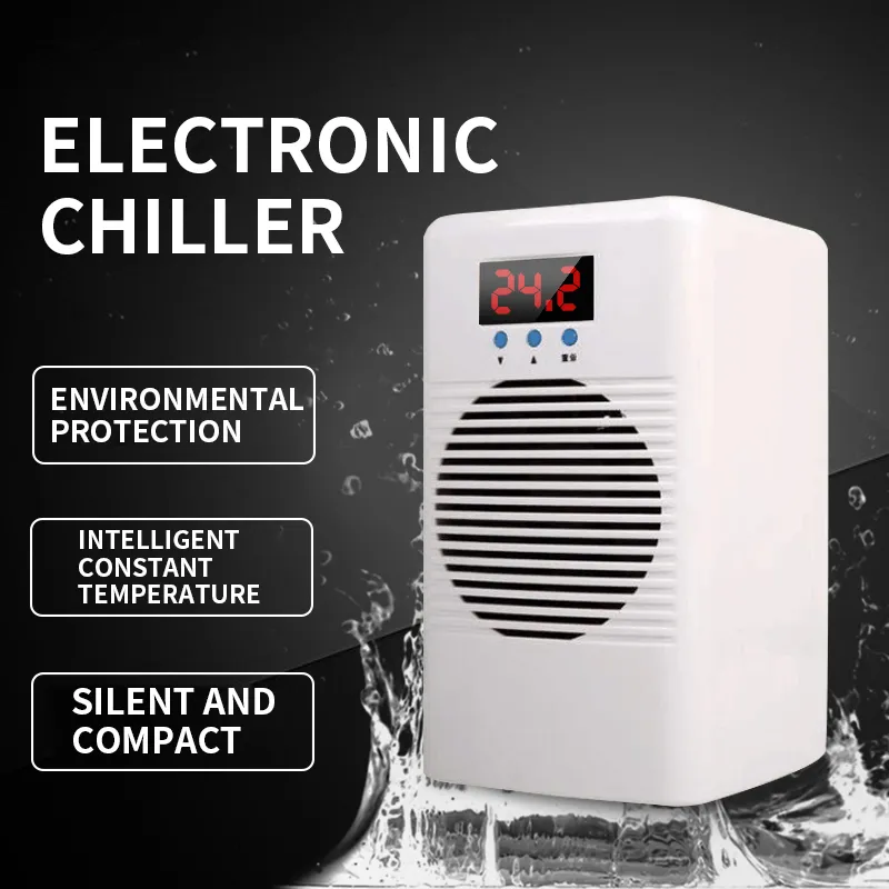 Electronic water chiller mini fish tank cooling refrigerator aquarium cooling and heating mute ice water machine - Image 2