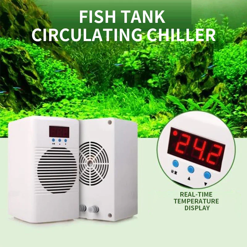 Electronic water chiller mini fish tank cooling refrigerator aquarium cooling and heating mute ice water machine - Image 3