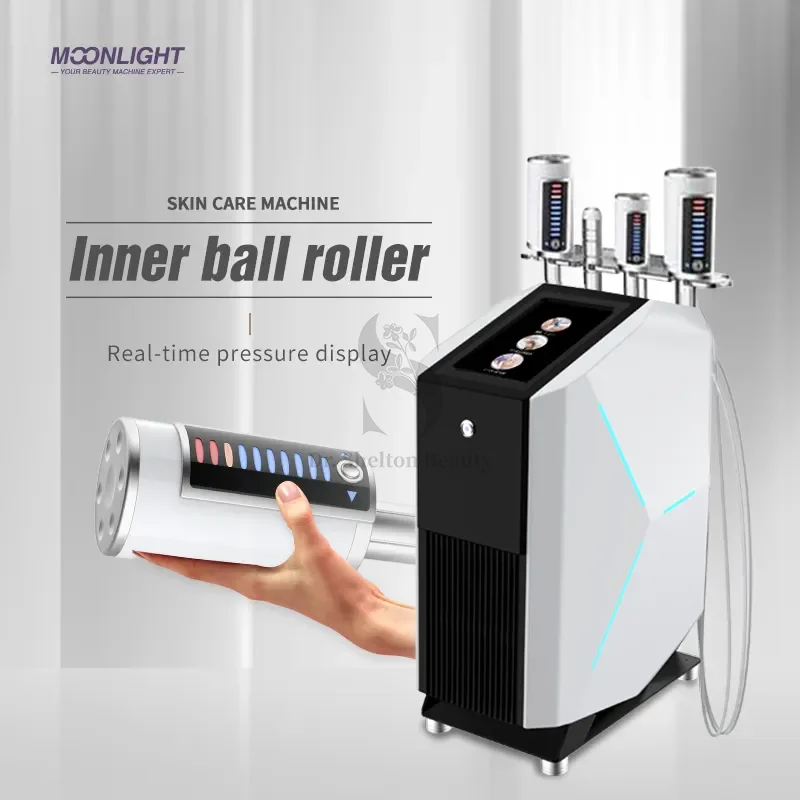 Newest Four Handles Inner Ball Roller Butt Lifting Weight Loss Anti Cellulite Endo Roller Massage Slimming Therapy Machine - Image 4