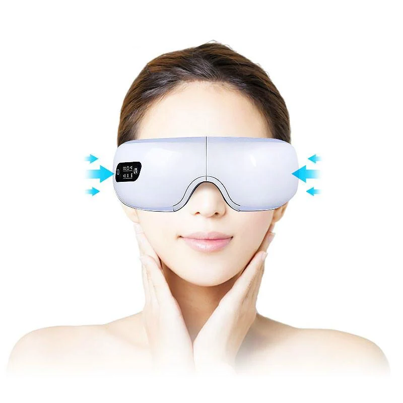 Eyes SPA Music SPA Electric Air pressure Eye massager . Wireless Vibration Magnetic heating therapy massage device.(White) - Image 5