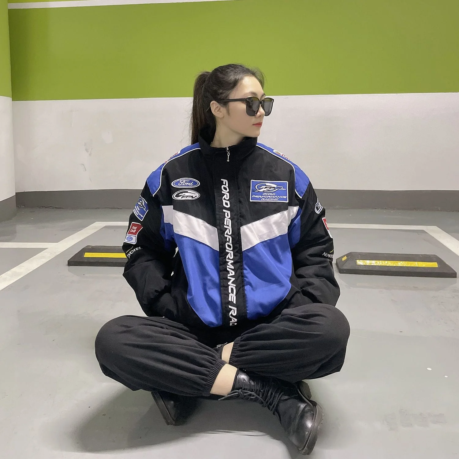 F1 Racing Jacket Ford Racing Team Leisure Jacket Winter Casual Fashion Locomotive Coat Clothes Jackets Embroidery Craft - Image 5