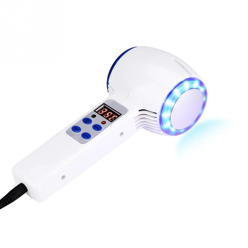 Face Care Device Hot and Cold Hammer Facial Skin Tighten Ultrasonic Cryotherapy Blue Photon Acne Skin Beauty Massager Beauty Salon - Image 4