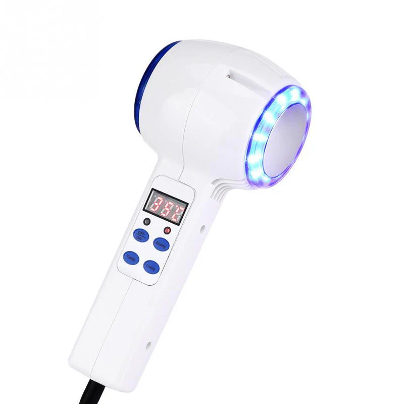 Face Care Device Hot and Cold Hammer Facial Skin Tighten Ultrasonic Cryotherapy Blue Photon Acne Skin Beauty Massager Beauty Salon - Image 7