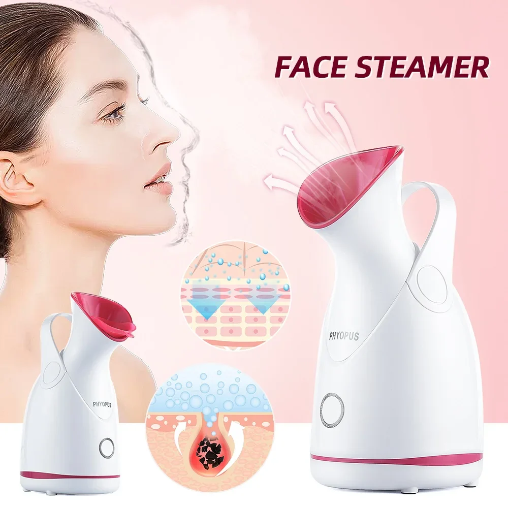 Face Steamer Nano Steam Hot Compress Heating Sprayer Skin Moisturizing Humidifier Pore Deep Cleaning Water Hydration Nebulizer - Image 2