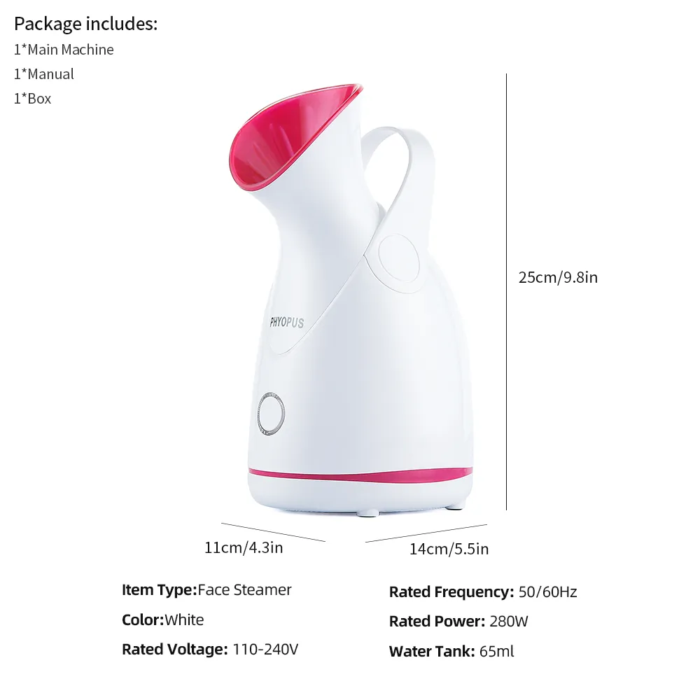 Face Steamer Nano Steam Hot Compress Heating Sprayer Skin Moisturizing Humidifier Pore Deep Cleaning Water Hydration Nebulizer - Image 7