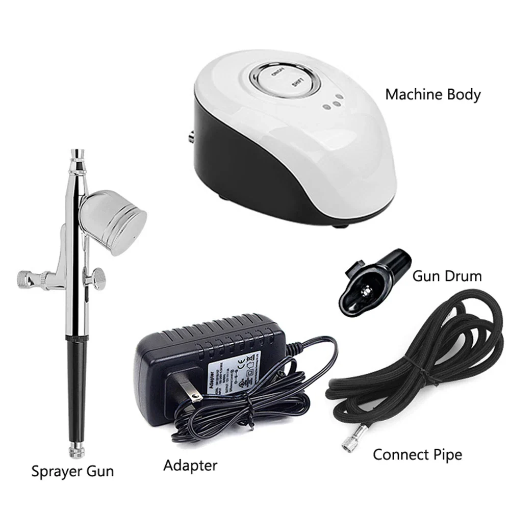 Facial Oxygen Therapy Machine Water Injection Skin Cleaning Wrinkle Remove Rejuvenation Moisturizing Sprayer - Image 5