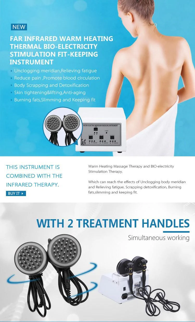 Far Infrared Weight Loss Machine Body Slimming Device. Electronic Acupuncture Gua Sha spa BIO Body Detoxification Massager - Image 3