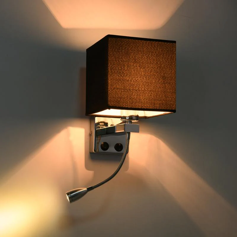 Fashion Modern LED Cloth Wall Lamp Home Sconce Light Hallway Bedroom Bedside Hotels Villa Lights ALI88 - Image 3