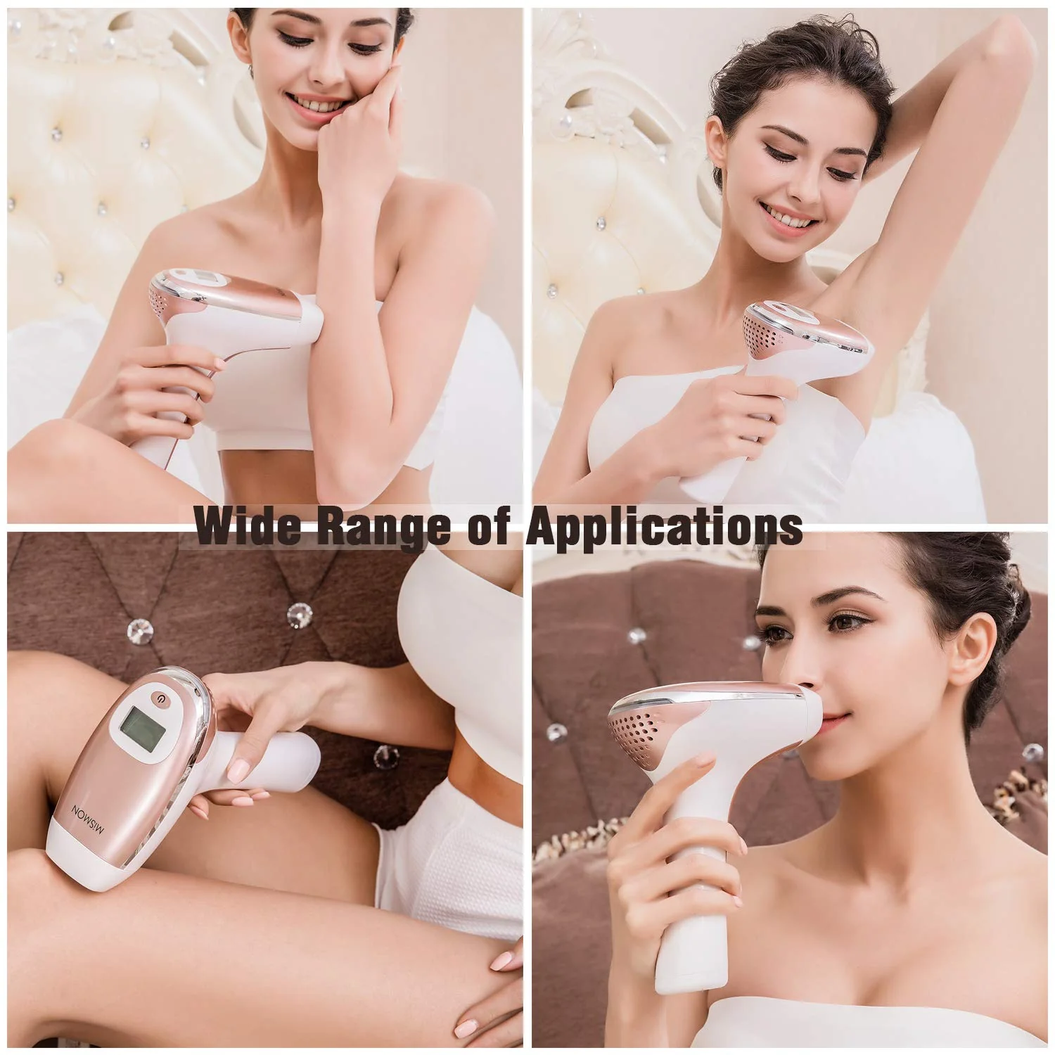 MiSMON MS-206B Laser Hair Removal For Women, IPL Hair Removal Device for Men/Women Permanent Results on Face and Body - Image 7