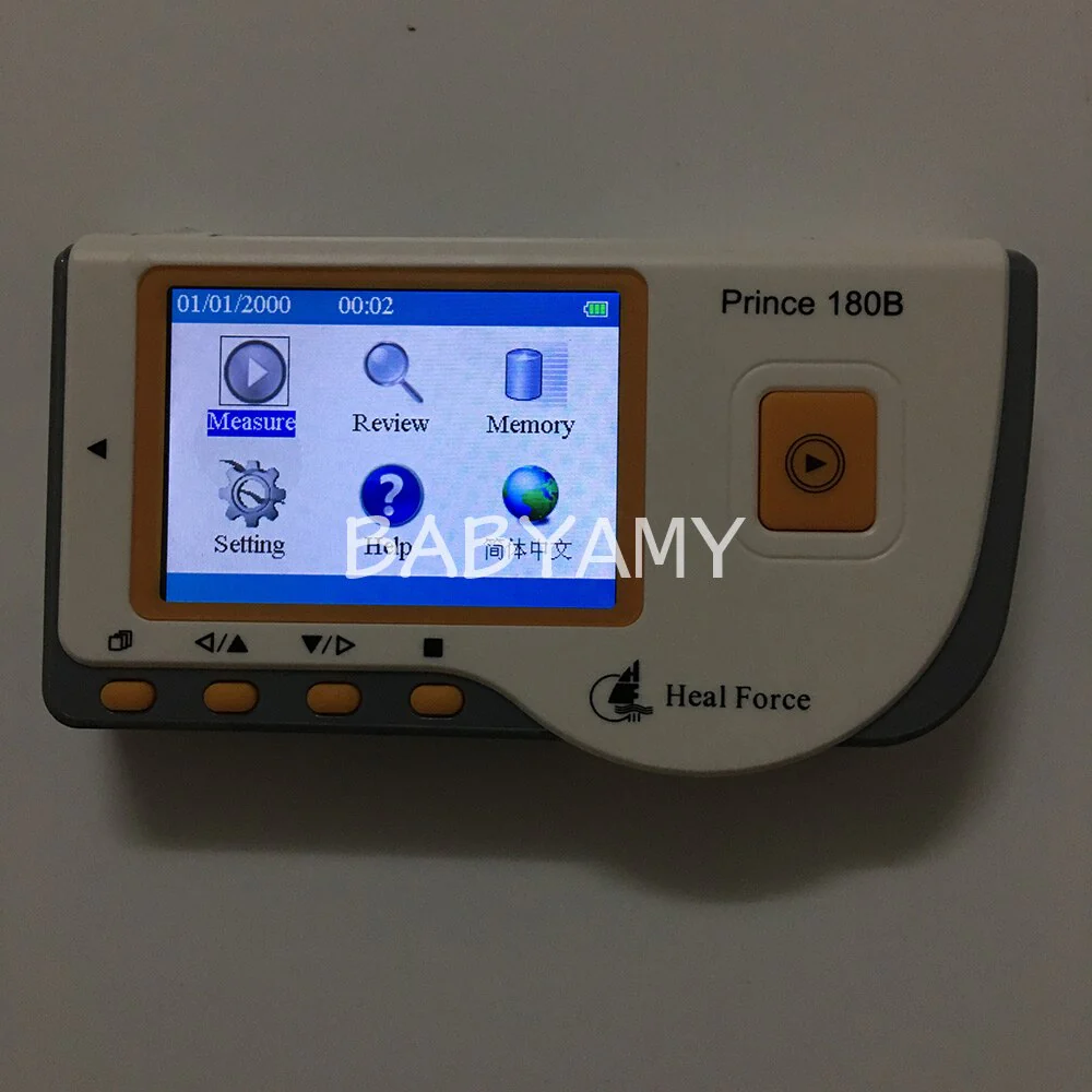 CE FDA Approved Handheld ECG Monitor Mini Portable Color Screen Electrocardiogram Heart Monitor Monitoring Health Care Machine handheld ecg monitor - Image 3