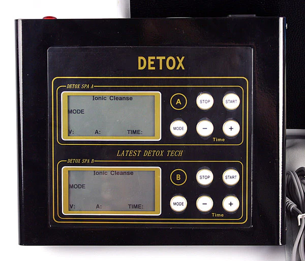 FDA Dual Ionic Foot Bath Detox Machine System Far Infrared Belt Two Ion Cleanse Array Foot Detox Spa Massager Two Person use - Image 10