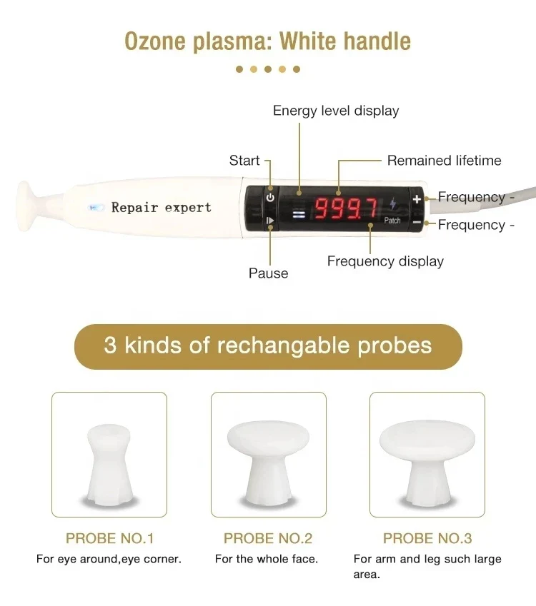 Fibroblast Plasma Pen Jet Plasma Lifting Eyelid Lifting Machine Wrinkle Removal Skin Rejuvenation Acne Remover Plasma Shower - Image 6