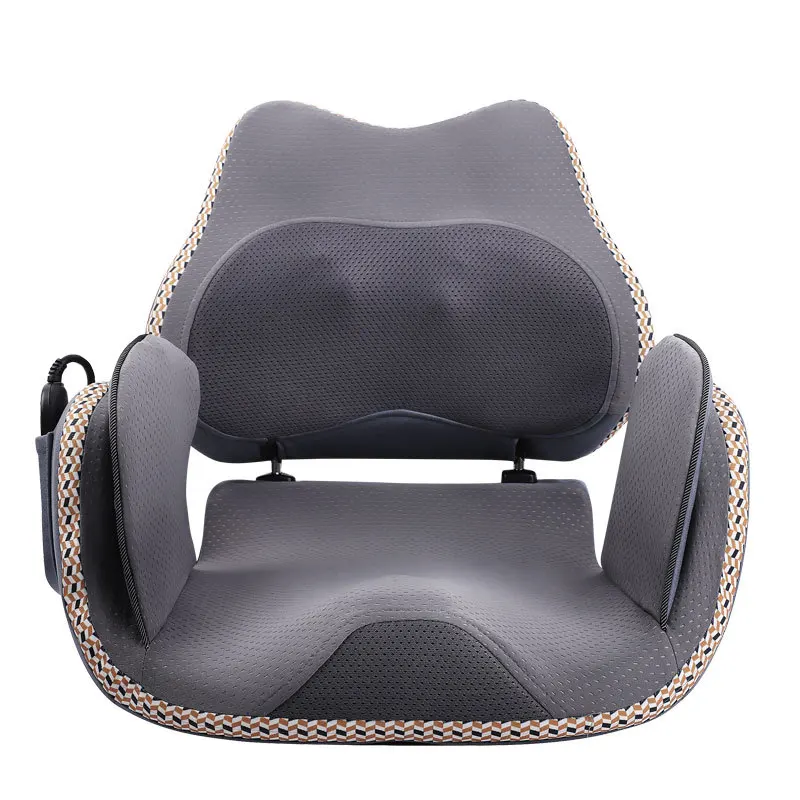 Foldable waist and buttocks integrated massage cushion, kneading waist, heating massage, airbag massage cushion - Image 2