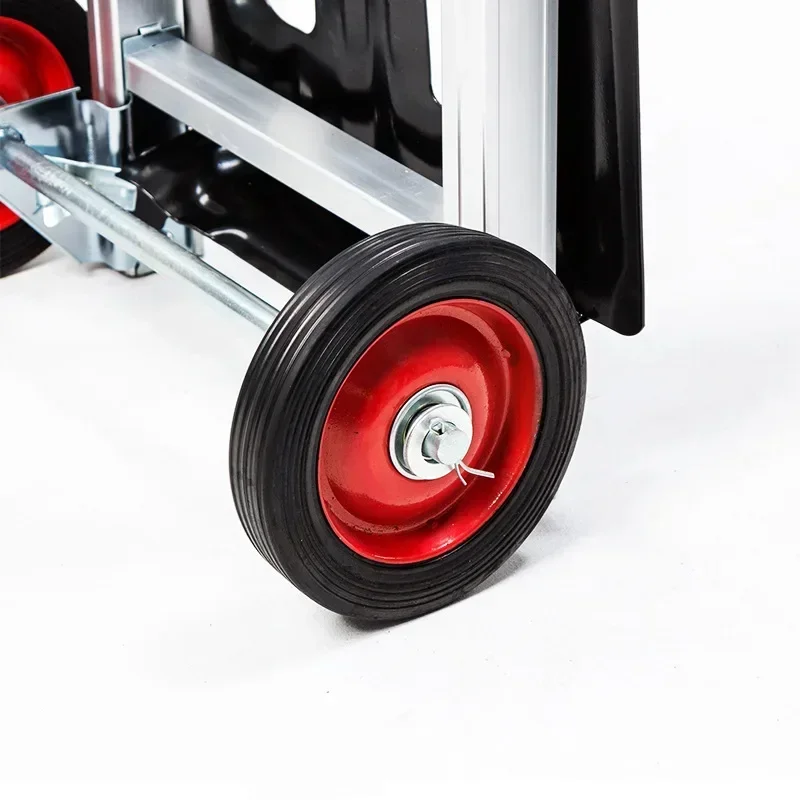 Folding Cargo Trolley, 100kg Load-bearing Capacity, Made of Metal , Suitable for Logistics Transportation, Multi-purpose - Image 6