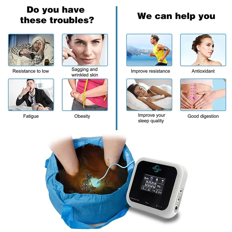 Foot Spa Machine Ion Detox Foot Bath Strengthen Immunity Eliminate Fatigue Improve Sleeping Tub Array Aqua Cell Ionic Cleanse - Image 2