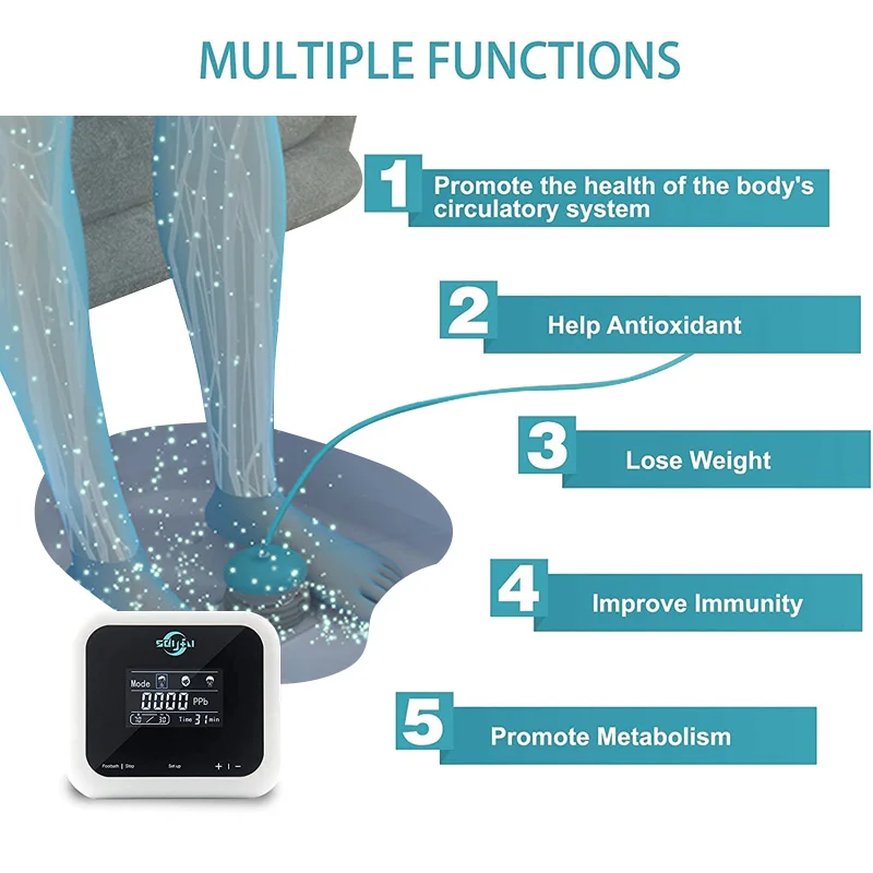 Foot Spa Machine Ion Detox Foot Bath Strengthen Immunity Eliminate Fatigue Improve Sleeping Tub Array Aqua Cell Ionic Cleanse - Image 3