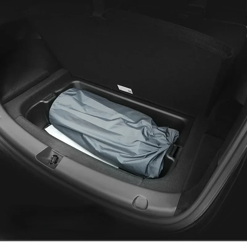 For Tesla Model 3 Model Y 2017-2024 Inflatable Air Mattress Outdoor Camping Inflatable Special Suede Fabric Car Travel Bed - Image 6