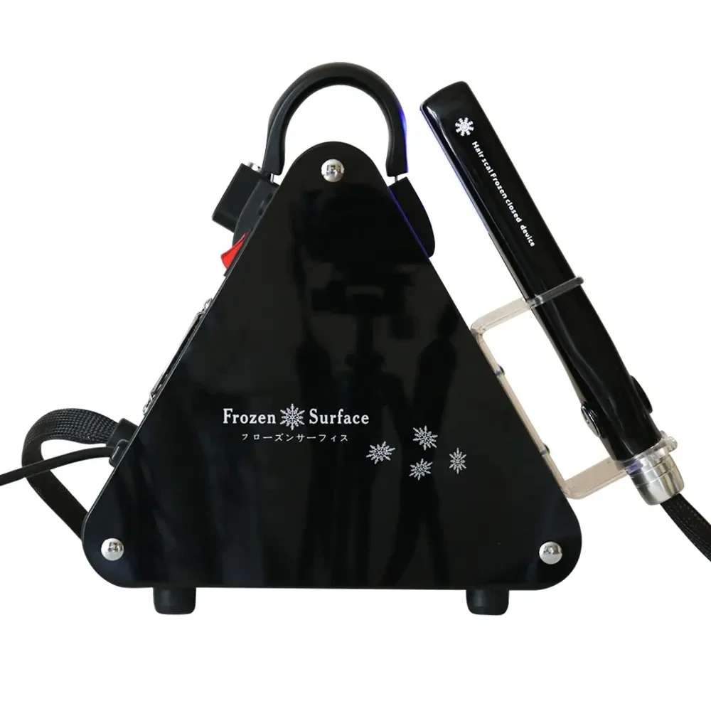 Frozen Surface Hair Straight Care Machine Ice Cold Cryotherapy Flat Iron Ice Repair Hair Care Frozen Therapy Cool Treatment Device - Image 5