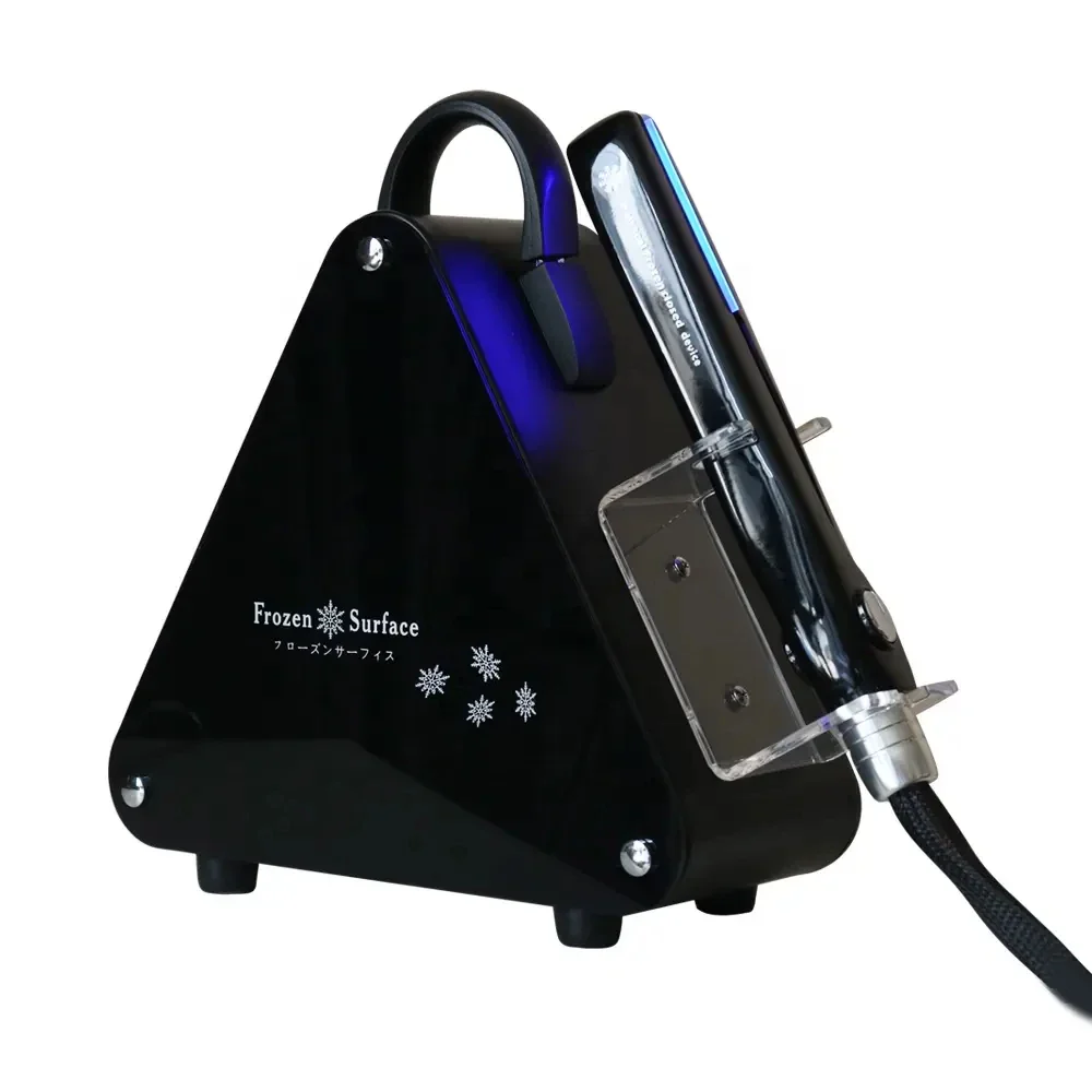Frozen Surface Hair Straight Care Machine Ice Cold Cryotherapy Flat Iron Ice Repair Hair Care Frozen Therapy Cool Treatment Device - Image 6