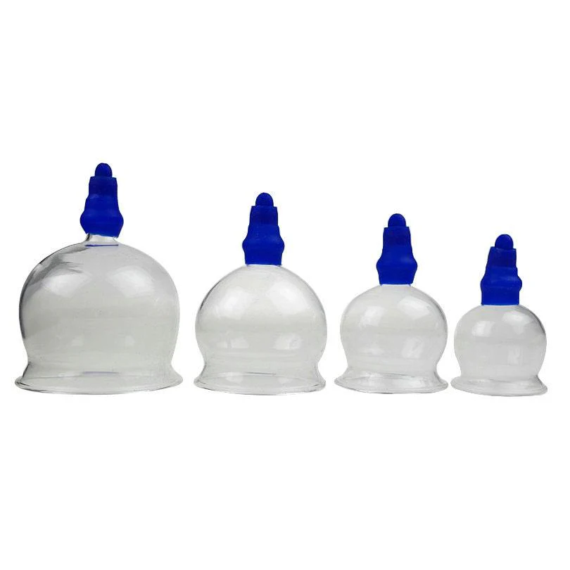 Glass vacuum cupping device 8 cans household exhaust type gun cupping 6cm 5cm 4cm 3.5cm - Image 4