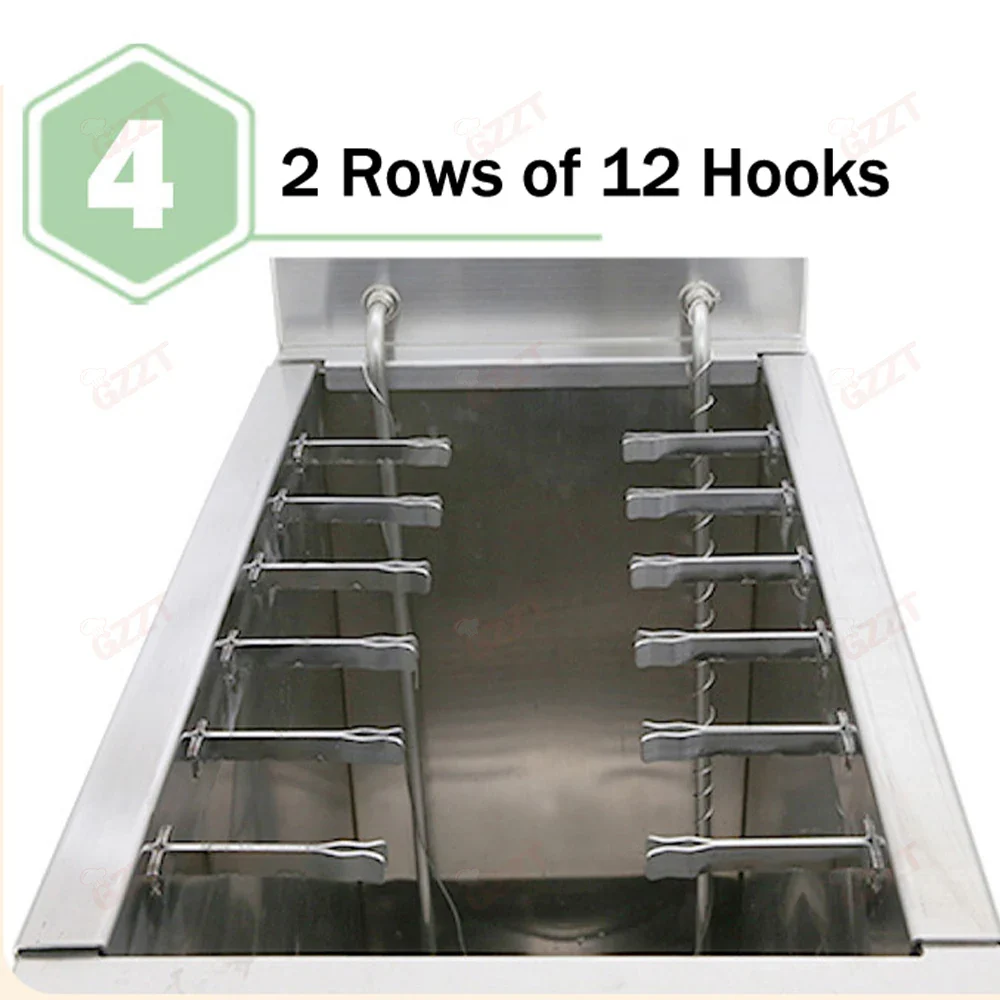 Commercial Cheese Hot Dog Sticks Fryer Electric/Gas Deep Korean Corn Dog Fryer Machine Korean Mozzarella Maker 21L - Image 6