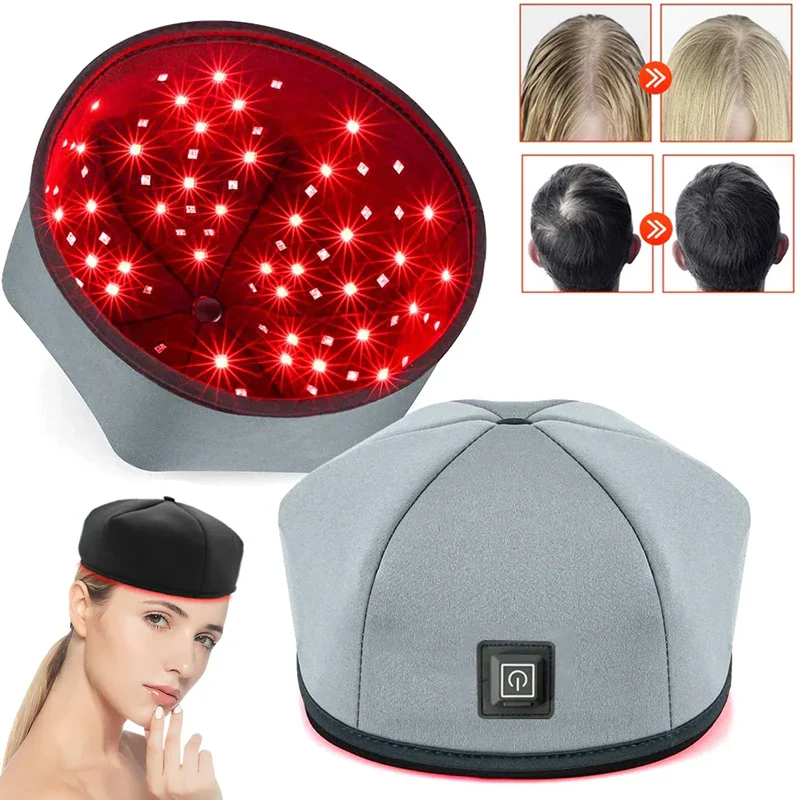 Hair Growth Cap Red Light Therapy Devices LED Hair Loss Cap Treatments Hair Regrowth Helmet Hair Care Anti-hair Loss Improvement - Image 2