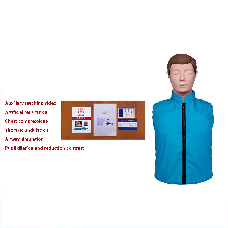 Half Body Adult CPR Training Manikin Nursing Training Mannequin Teaching Model First Aid Training Dummy - Image 5