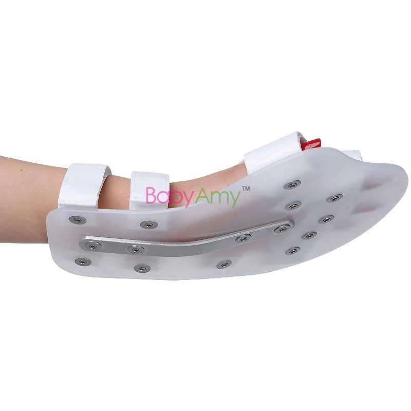Hand Wrist Orthosis Separate Finger Flex Spasm Extension Board Splint Aluminum Support Apoplexy Hemiplegia Right Left Men Women - Image 3