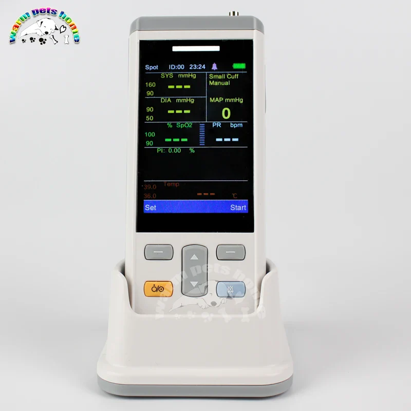 Handheld Multi-function Veterinary Monitor Blood Oxygen Monitor Sphygmomanometer Thermometer for Dog Cat Vet Equipmen - Image 4