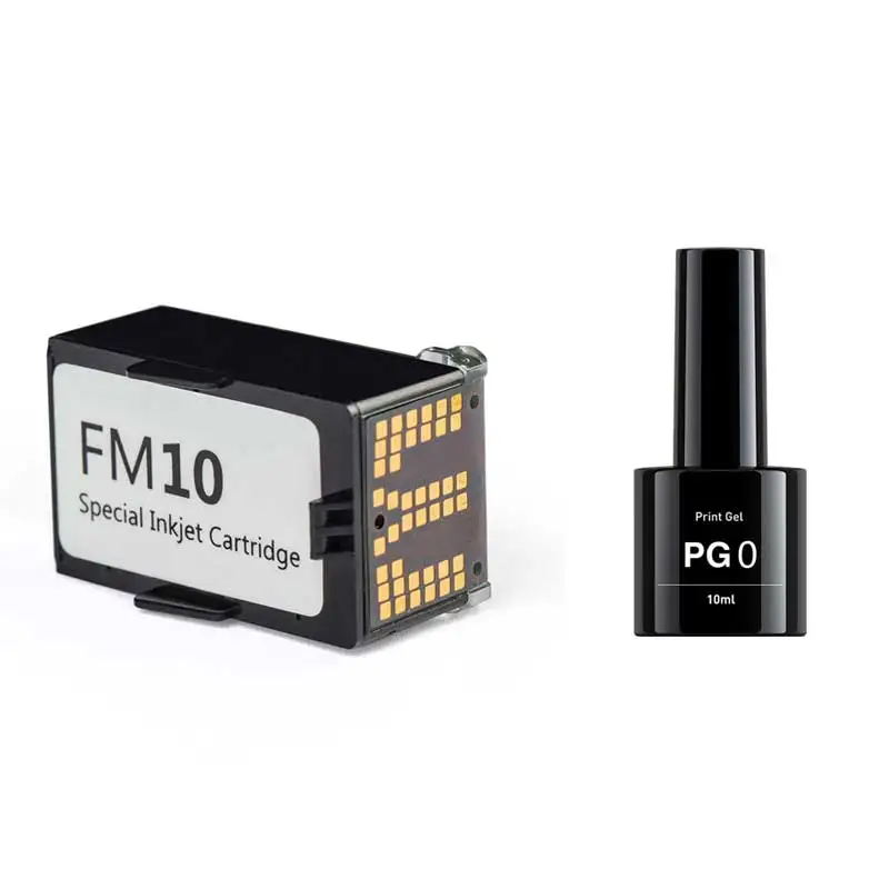 HD Ink Cartridge FM10 For O'2NAILS Nail Printer M1, H1 And Printer Gel PG4 PG0 NM Nail Mask Top Gel Base Gel Combination Set - Image 10
