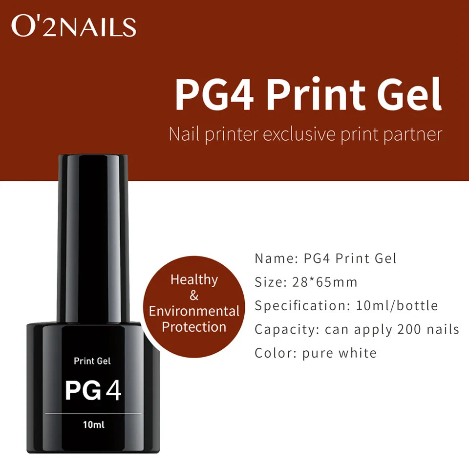 HD Ink Cartridge FM10 For O'2NAILS Nail Printer M1, H1 And Printer Gel PG4 PG0 NM Nail Mask Top Gel Base Gel Combination Set - Image 16