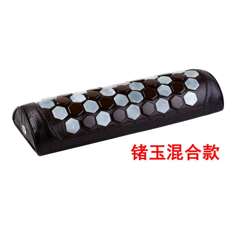 Hexagon jade tourmaline germanium stone jade waist cervical pillow massage relaxant cervical tourmaline pillow Cervical Traction Pain relief - Image 6