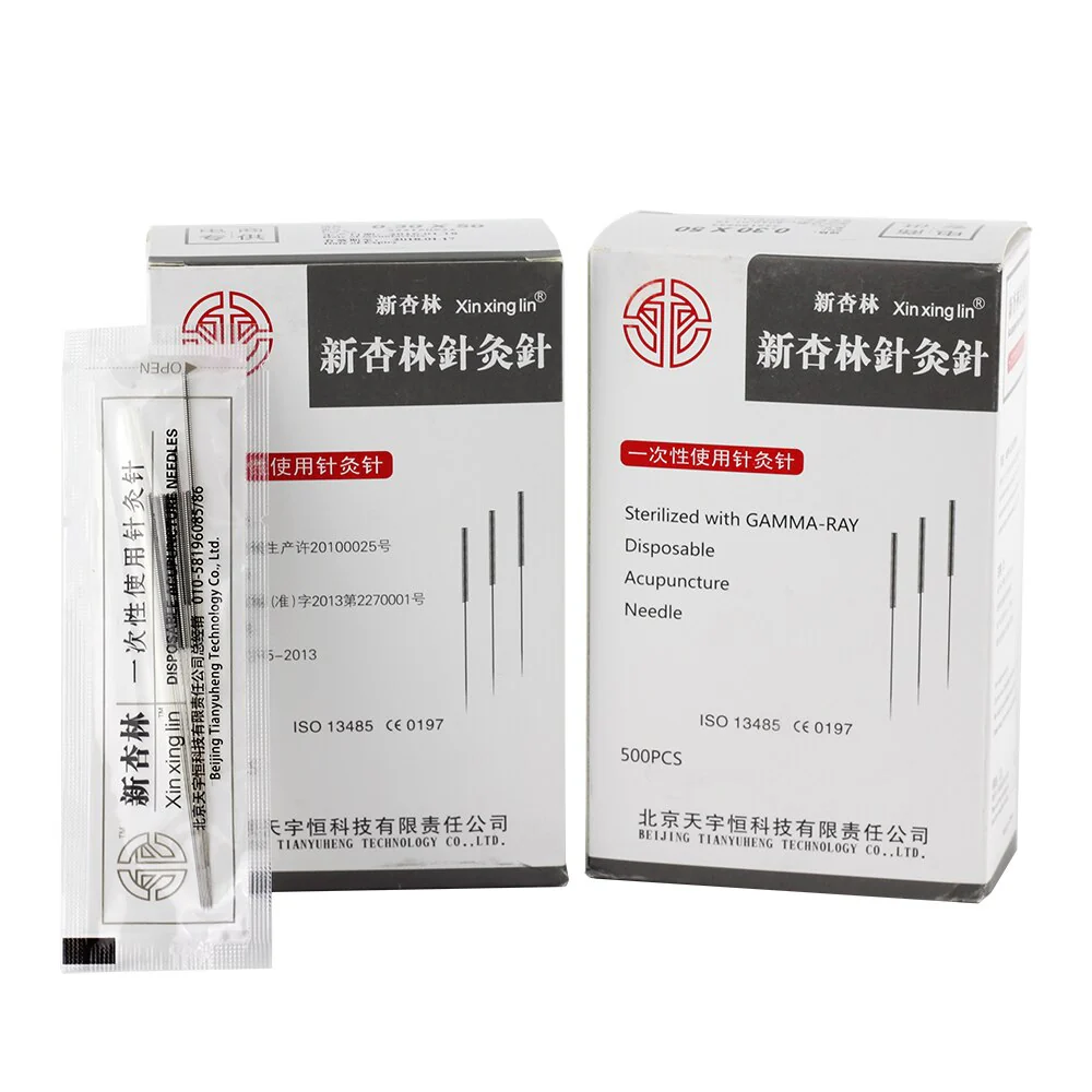 High Quality Acupuncture Needle Single Use Disposable Sterile Acupuncture Needle With Tube Needle 1500 Pcs(3 Packs) Size Choose