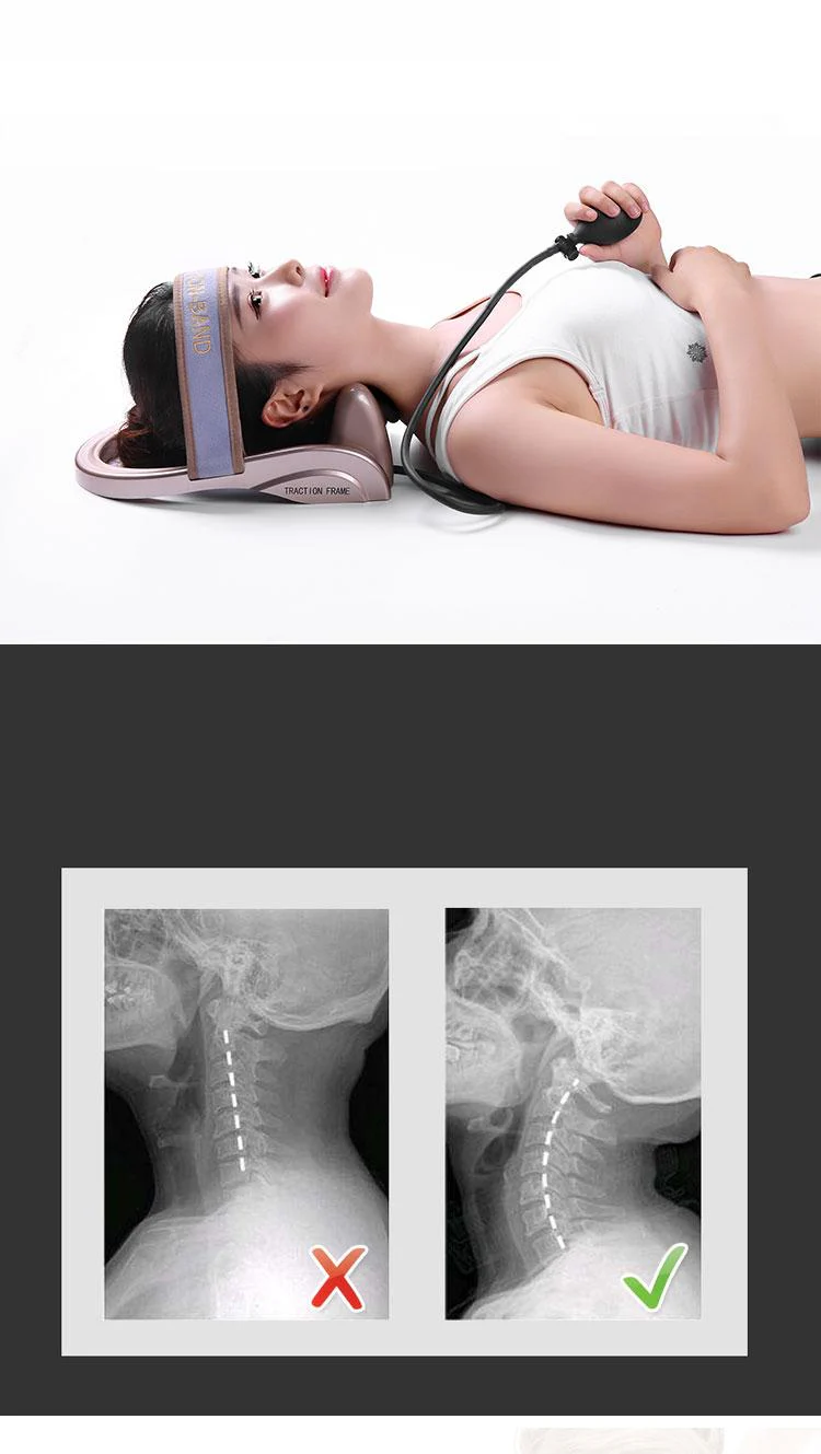 High quality Portable Pneumatic cervical vertebra tractor home health care toolNeck posture pump Neck spine traction - Image 7