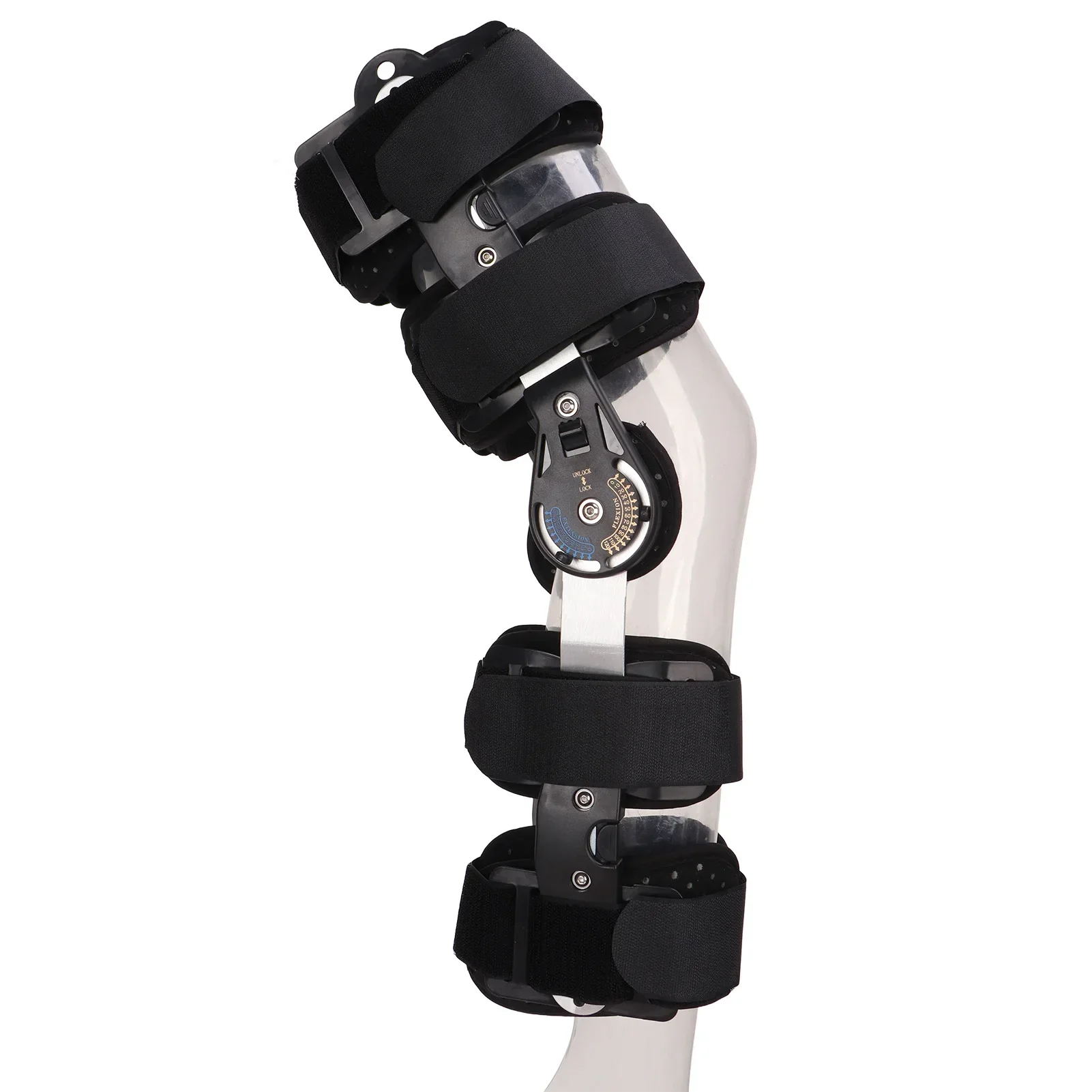 Hinged Knee Brace Immobilizer Orthosis Stabilizer for ACL MCL PCL Injury, Medical Orthopedic Support Stabilizer After Surgery - Image 4