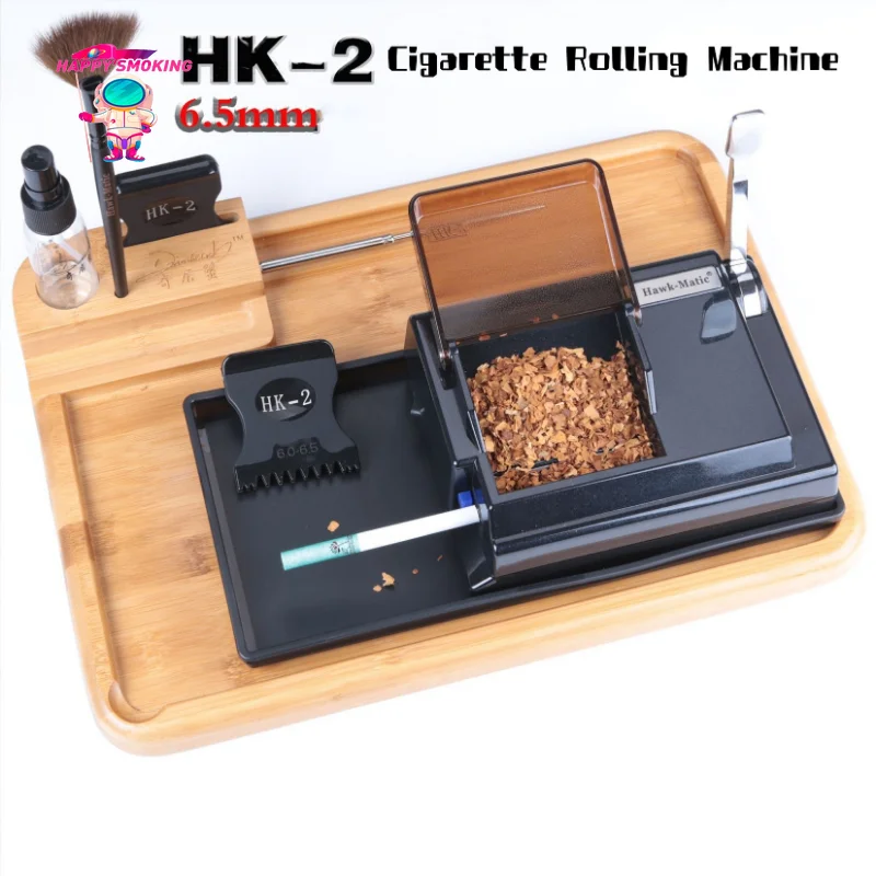 HK-2 Electric Tobacco Filling Machine with Rolling Tray 5.5/6.5 /8mm Smoke Tube Fully Automatic Cigarette Roller Injector Maker - Image 6