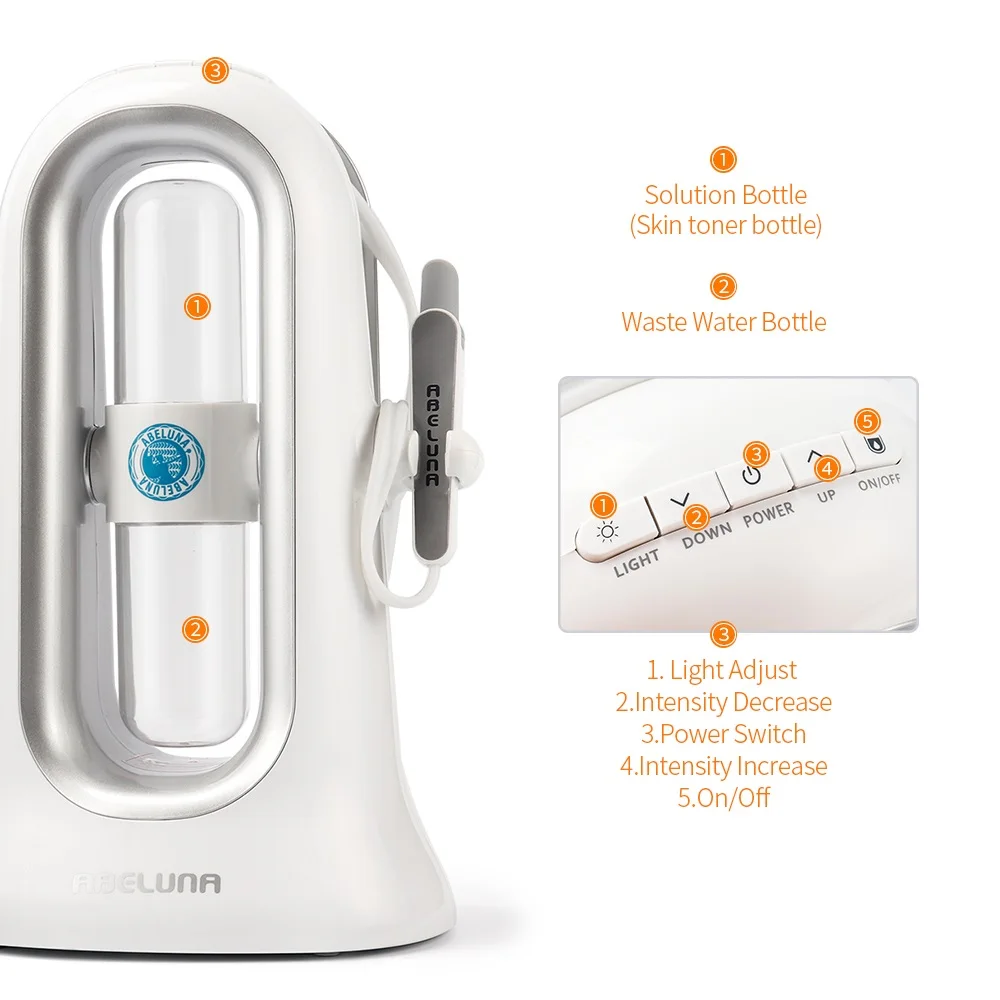Home Use Vacuum Blackhead Small Bubble Exfoliator Cleansing Moisturizing Oxygen Injection Instrument Aqua Peeling Beauty Machine - Image 3