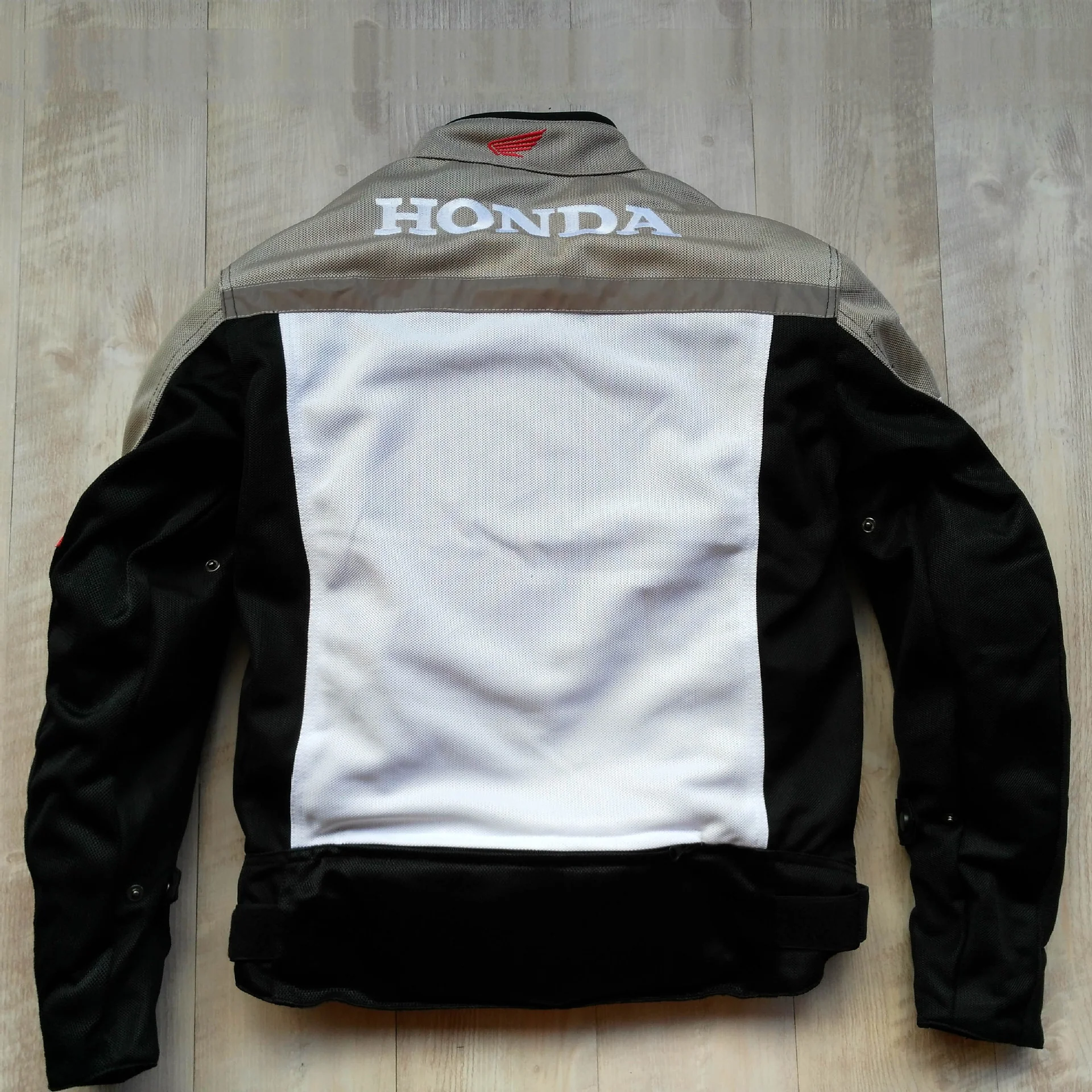 Honda Motorcycle Jacket Oxford Fabric Summer Breathable With 5 Pieces Removable Protectors - Image 3