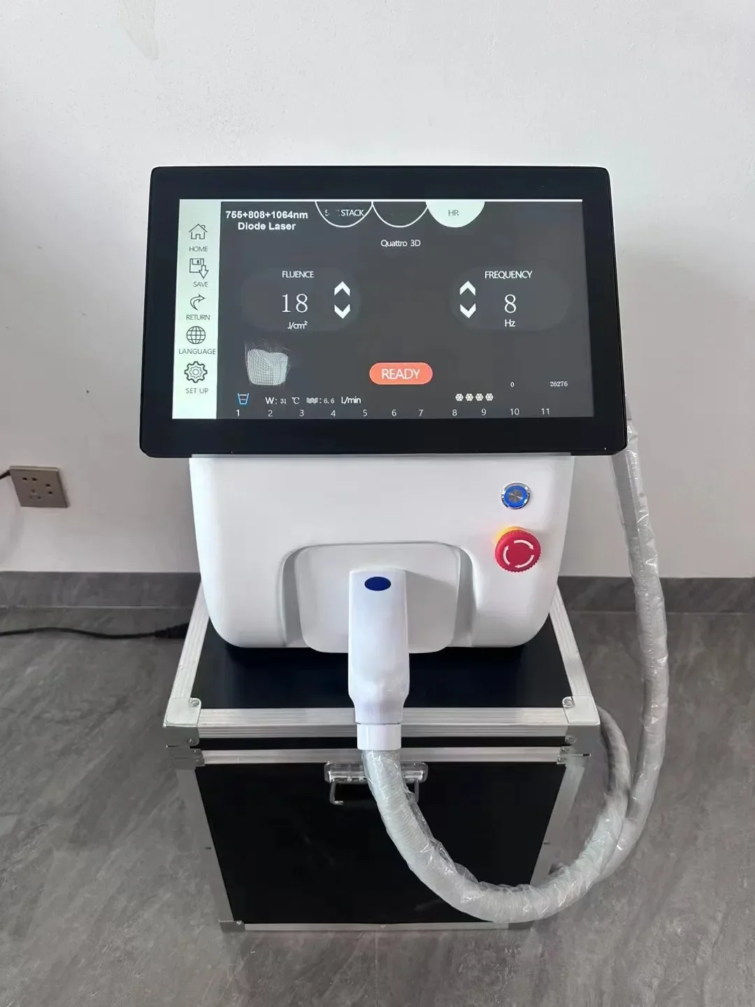 Hot Sale 15.6 inch 2 in 1 Laser Hair Removal Diode 755 808 1064 Multi Function SHR Ice Platinum Laser Depilation Beauty Machine - Image 4