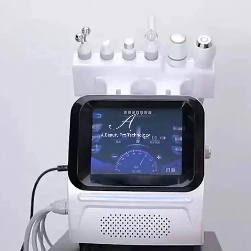 Hot Sale Korea H-cool Hydrogen H2O2 Hot Air Small Bubble Hydro Face Care Microdermabrasion Hydra Water Peel Facial Machine - Image 4