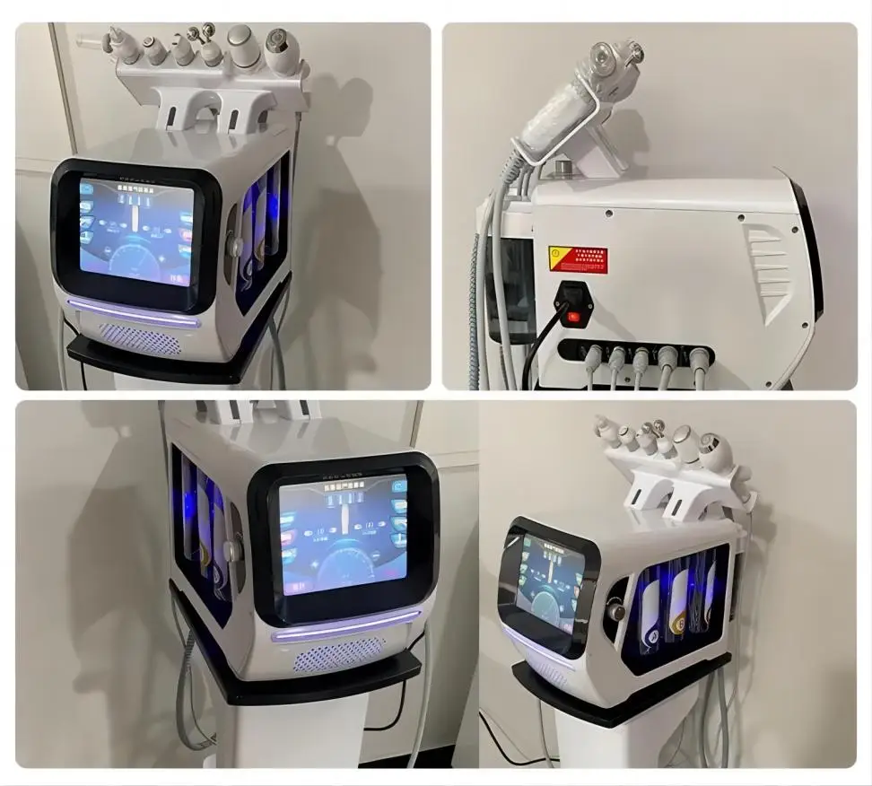 Hot Sale Korea H-cool Hydrogen H2O2 Hot Air Small Bubble Hydro Face Care Microdermabrasion Hydra Water Peel Facial Machine - Image 6