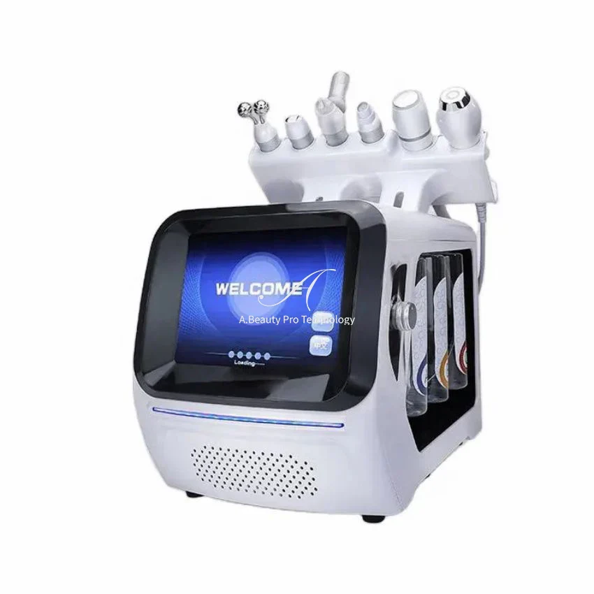 Hot Sale Korea H-cool Hydrogen H2O2 Hot Air Small Bubble Hydro Face Care Microdermabrasion Hydra Water Peel Facial Machine - Image 7