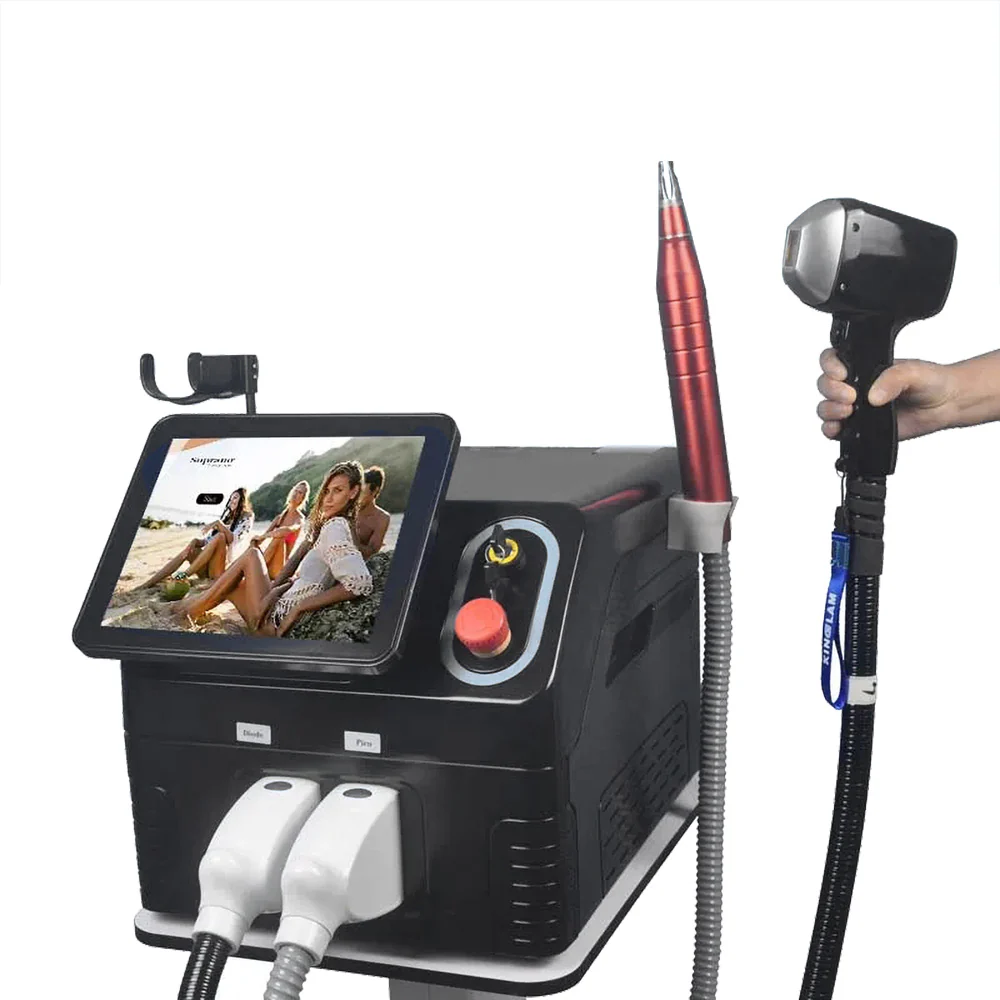 2 in 1 1200w 2000w 808Laser Diode Laser 755 808 1064nm Tattoo Removal IPL Laser Hair Removal - Image 4